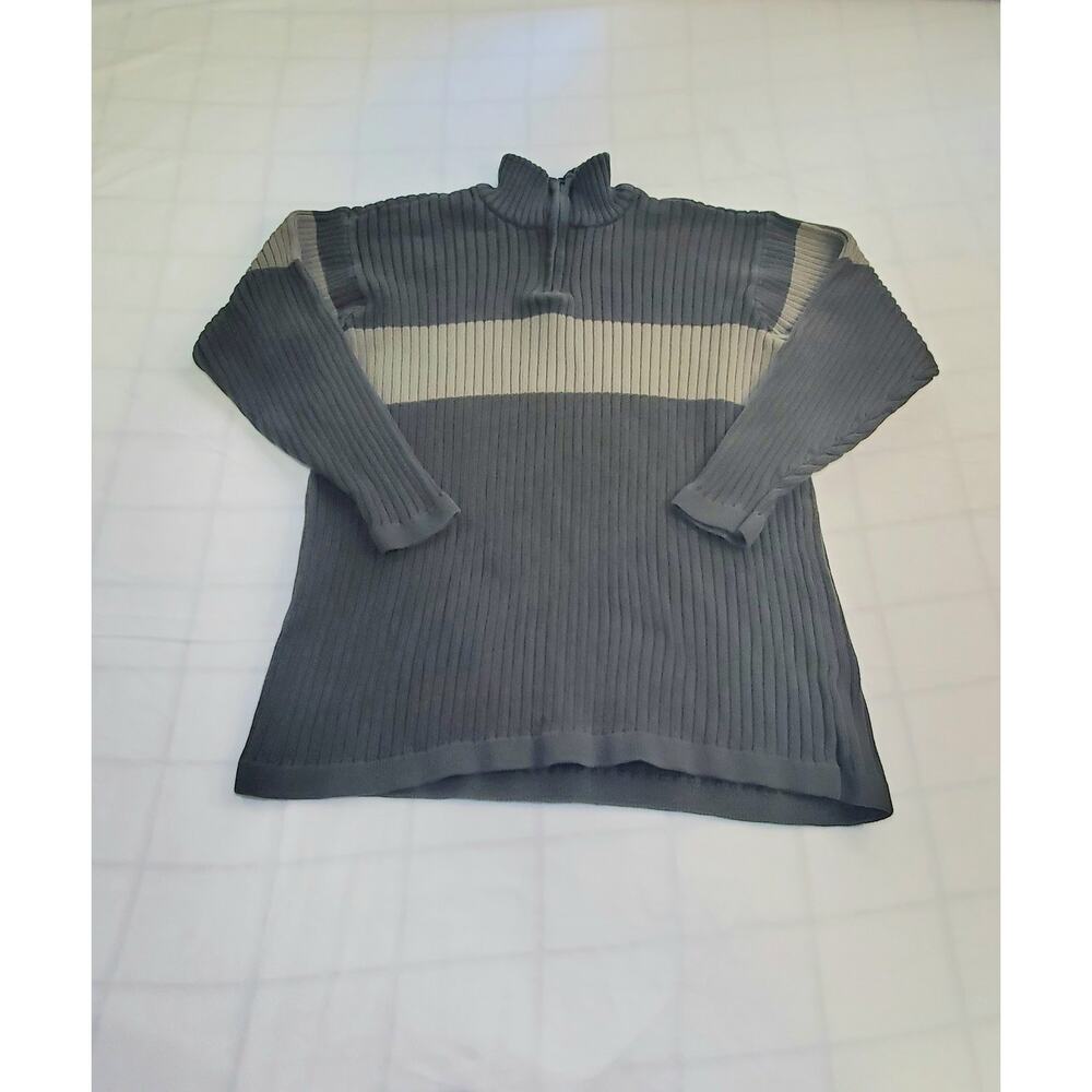 Levi's Dry Goods Size L Vintage Men's Long Sleeve Green 1/4 Zip Fleece Ca13